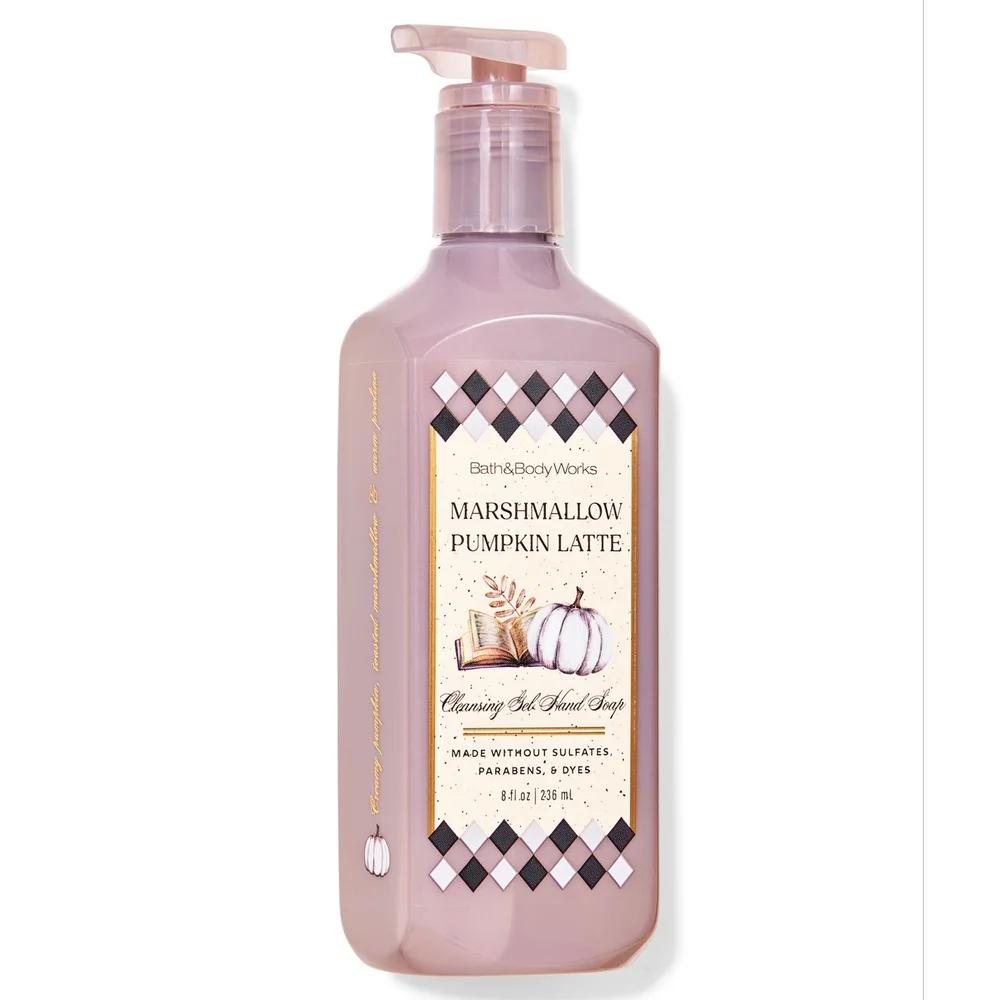 Bath & Body Works Fall Scents Cleansing Gel Hand Soap Set of 5 New RARE